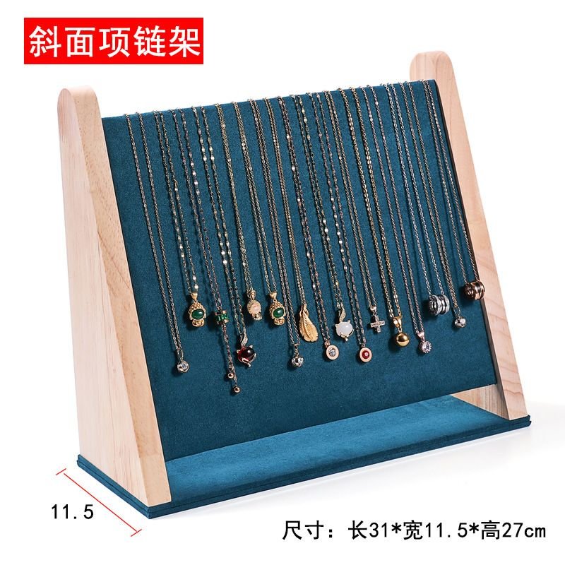 Fashion Vertical Beveled Necklace Bracelet Display Stand