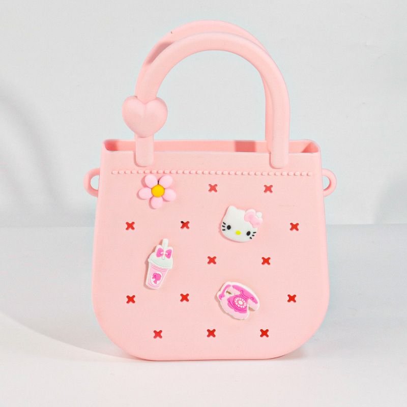 Cartoon Cute Portable Mini DIY Hole Handbag