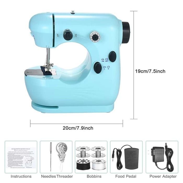 Mini Portable Household Night Light Foot Pedal Sewing Machine