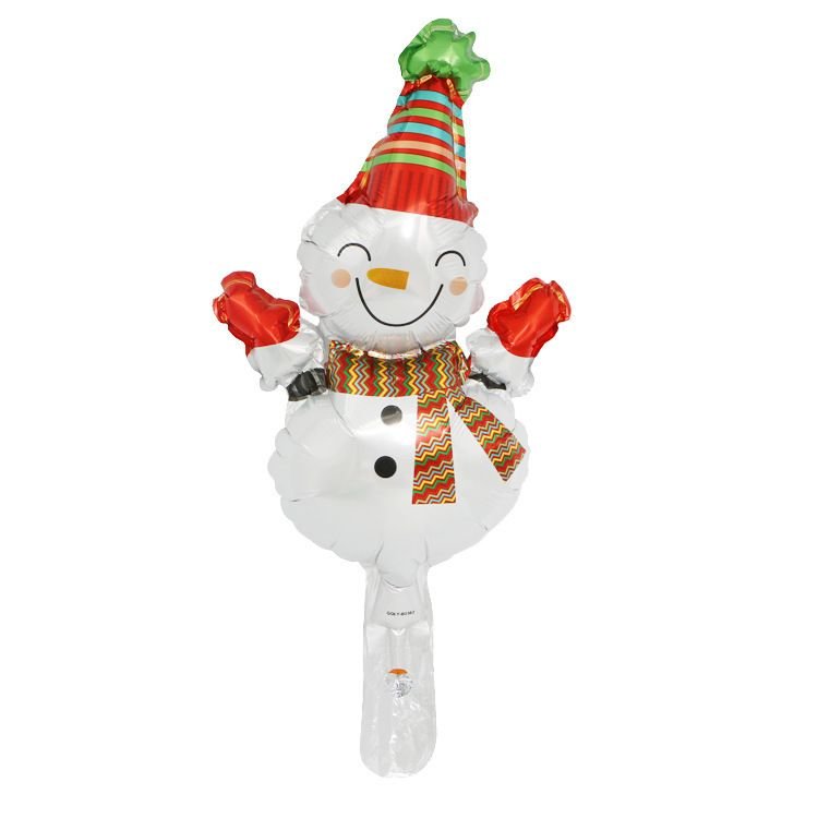 Christmas Cartoon Santa Snowman Sock Balloon Holiday Party Decoration