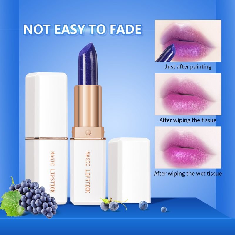 Lakerain Women Non-Stick Cup Warm Moisturizing Long-Lasting Lipstick