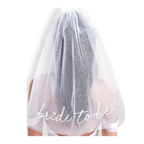 Bride To Be Veil Wedding Party Bridesmaid Veil Bachelorette Veil