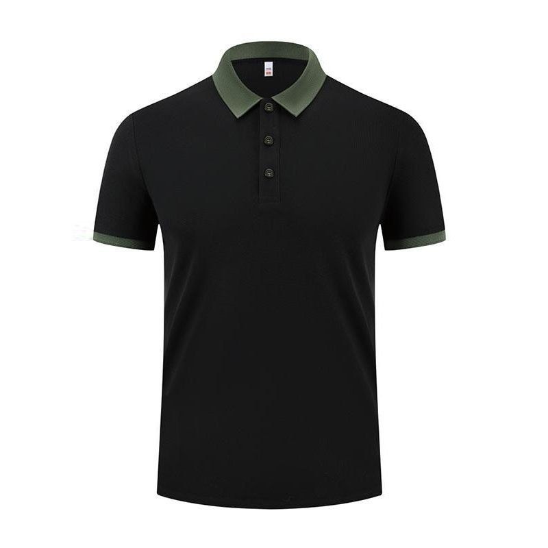 Women Men Unisex Short Sleeve Cotton Tooling Polo Shirt Customized Work Clothes