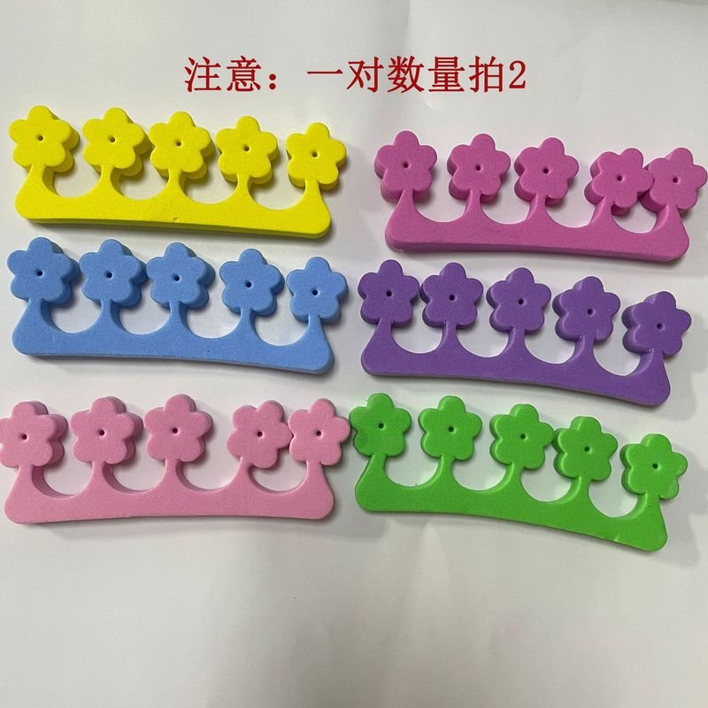 Toe Finger Sponge Separator Peach Heart Finger Separator Nail Art Shop Nail Polish Fixed Disposable Toe Divider 100pcs/Set