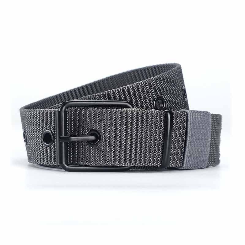 Men Fashion Casual Square Pin Buckle Canvas Belt