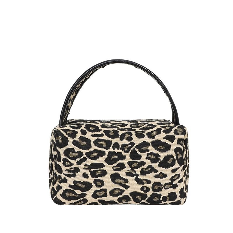 Women Fashion Leopard Zebra Print Large Capacity Handle Bag