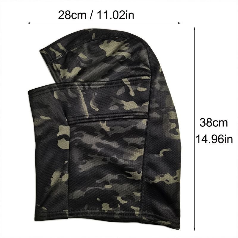 Outdoor Riding Velvet Warm Camouflage Ski Mask