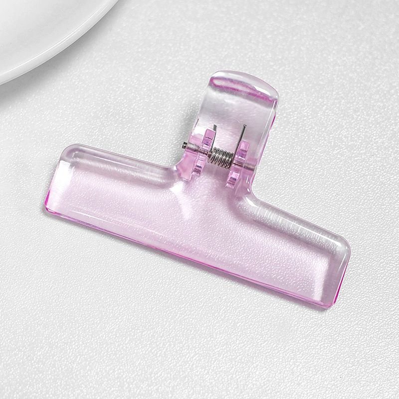 Creative Simple Transparent Acrylic Office Supplies Bill Clip