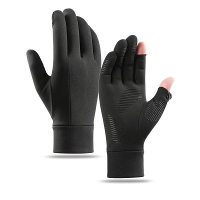 Winter Finger Touch Screen Outdoor Cycling Windproof Anti-Slip Running Mountaineering Warm Cycling Gloves