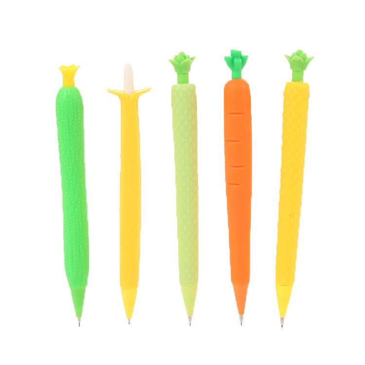 Children'S Writing And Drawing Cartoon Vegetables And Fruits Activity Pencil