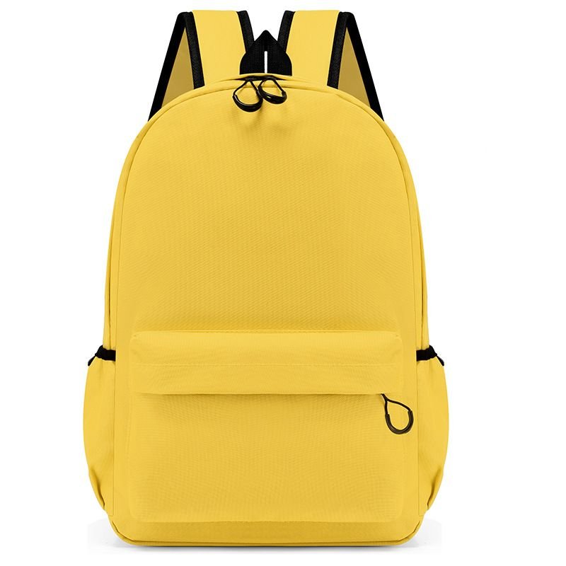 Simple Large Capacity Solid Color Oxford Cloth Backpack