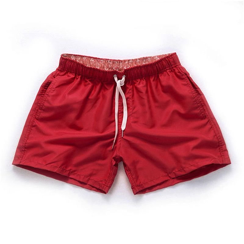 Men Fashion Candy Color Summer Beach Sports Swimwear Shorts