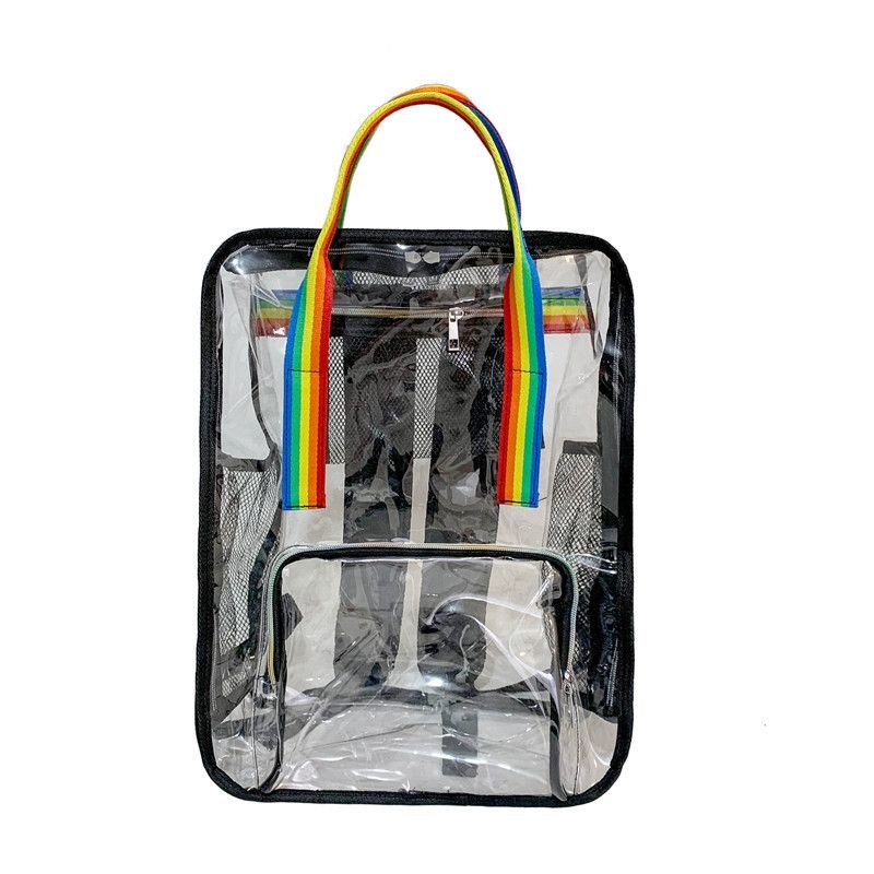 Fashion Large Capacity Pvc Clear Backpack