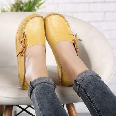 Size:4.5-12 Women Leisure Round Head Flats Shoes