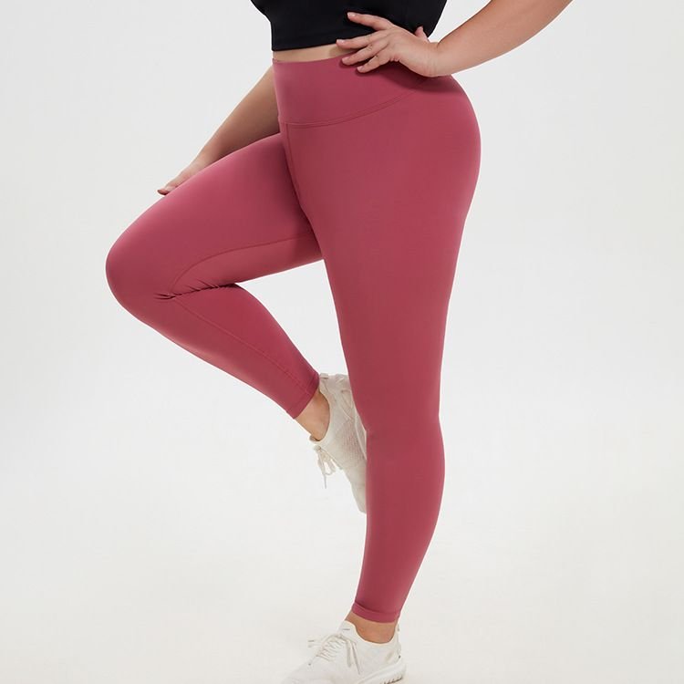 Women Fashion Plus Size High Waist Hip Stretch Tight Yoga Pants