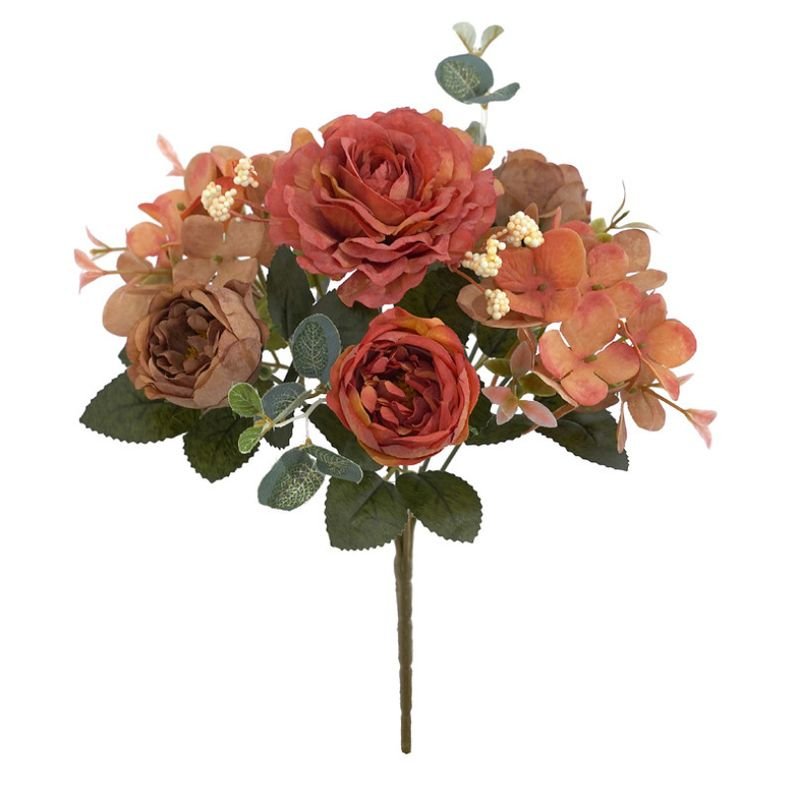 Creative Simulation Snowflake Hibiscus Peony Hydrangea Wedding Home Desktop Decoration
