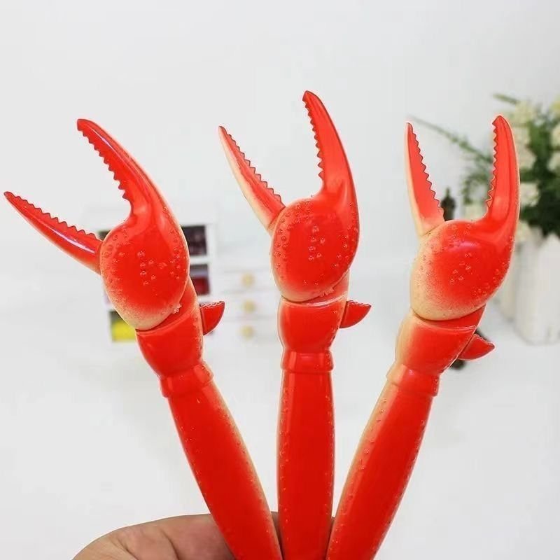 Simple Cartoon Creative Fun Crab Pliers Pen