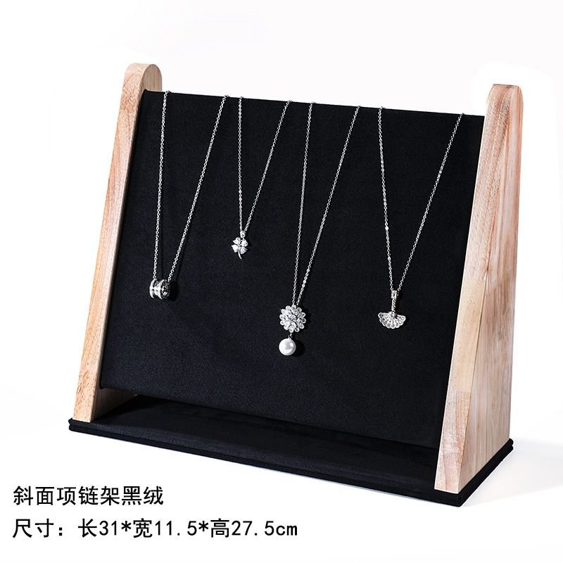 Fashion Vertical Beveled Necklace Bracelet Display Stand