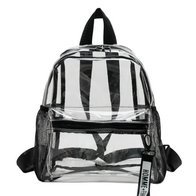 Fashion Large Capacity Waterproof Clear Pvc Backpack