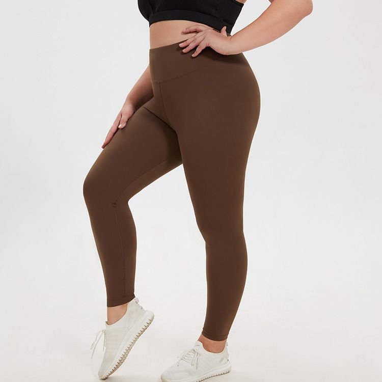 Women Fashion Plus Size High Waist Hip Stretch Tight Yoga Pants