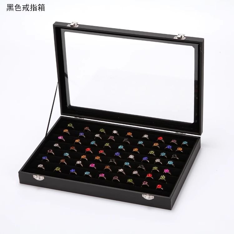 Fashion Divider Jewelry With Lid Display Tray