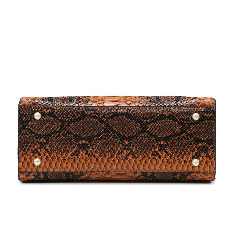 Fashion Crocodile Pattern Large Capacity Handbags