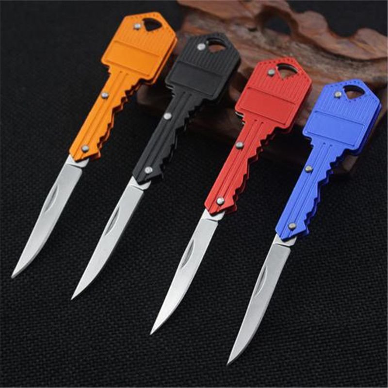 Outdoors Multifunction EDC Key Shape Knife