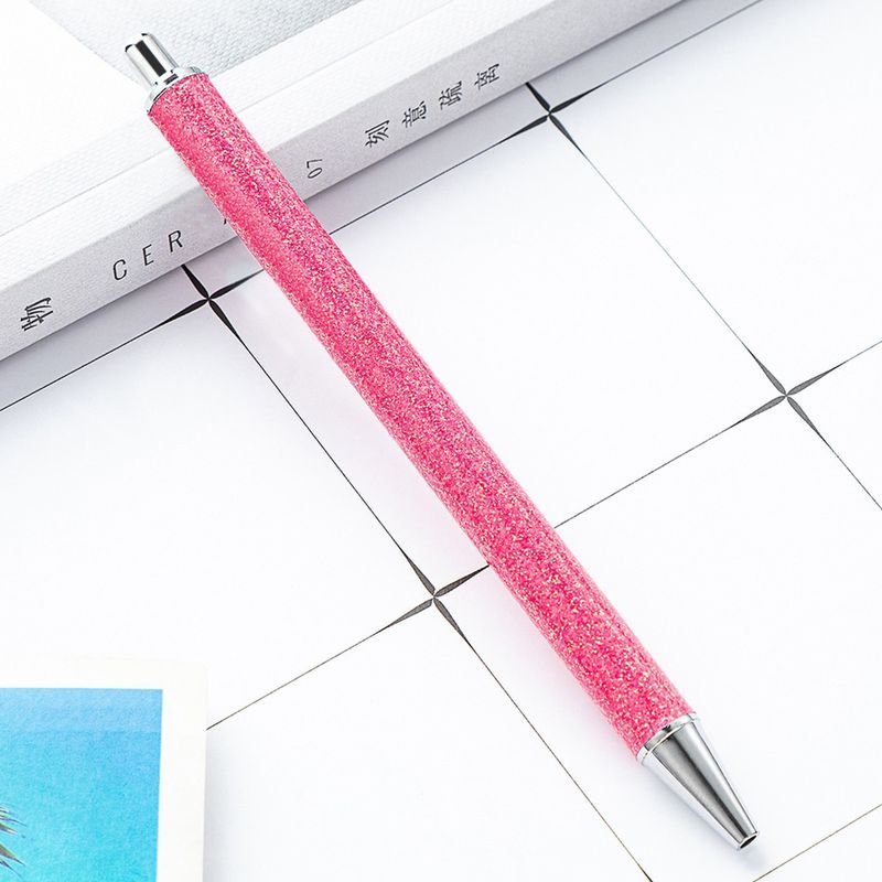 Press The Multicolor Metal Glitter Ball Point Pen