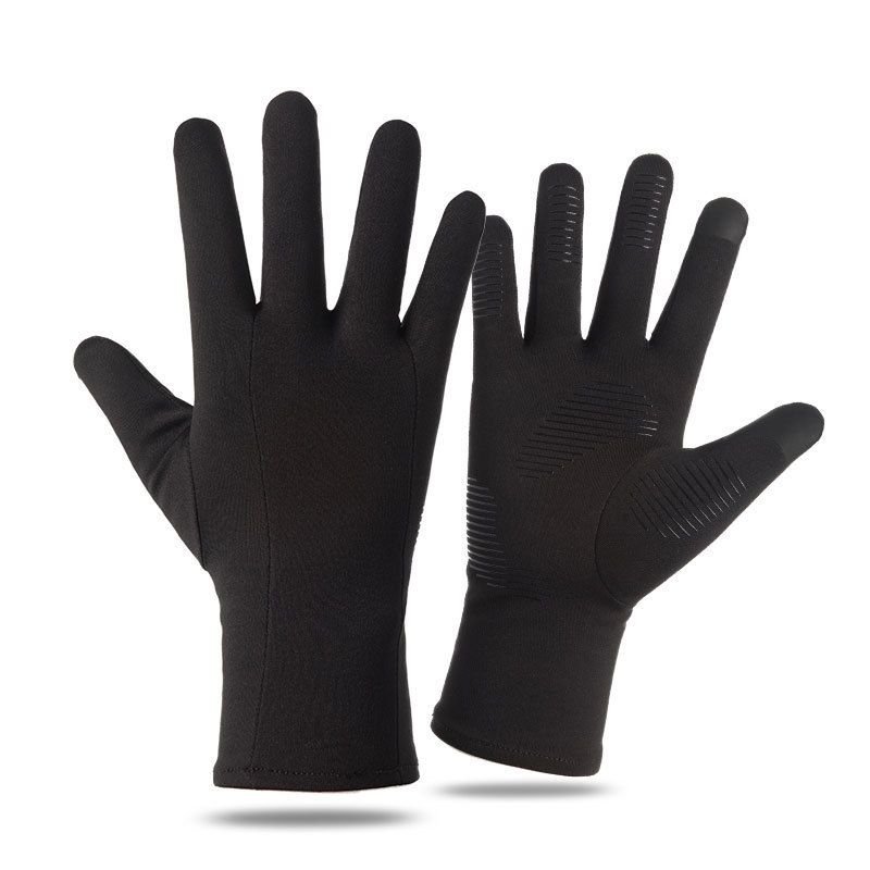 Winter Finger Touch Screen Outdoor Cycling Windproof Anti-Slip Running Mountaineering Warm Cycling Gloves