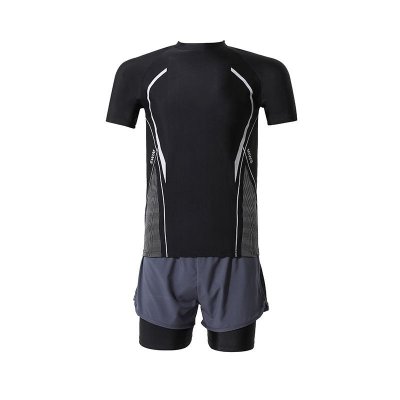 Men Sports Quick-Dry Clothes Summer Outdoor Running Fitness Swimming Breathable Quick-Dry Clothes Set