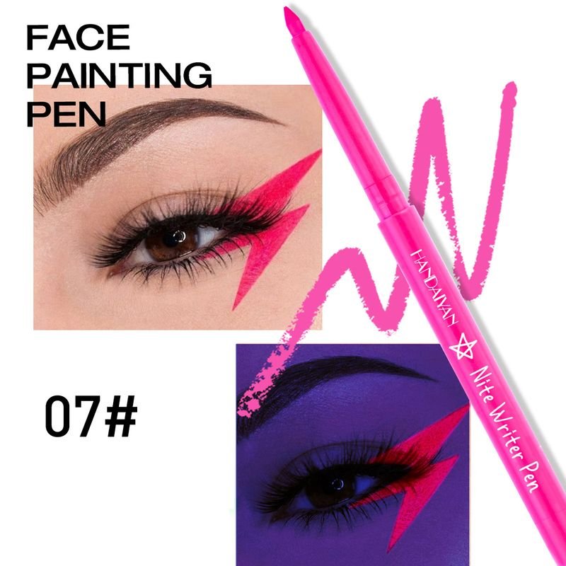 Handaiyan Women Natural Non-Blooming Multicolor UV Fluorescent Eyeliner