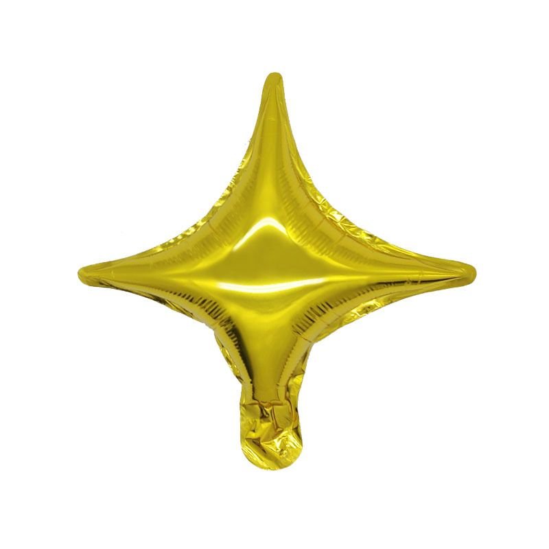 10 Inch Four-Point Star Aluminum Balloon Birthday Party Decoration 50-Set