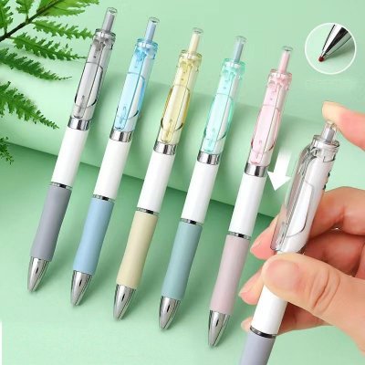 Large Capacity Carbon Pen Morandi Multicolor Press Signature Pen