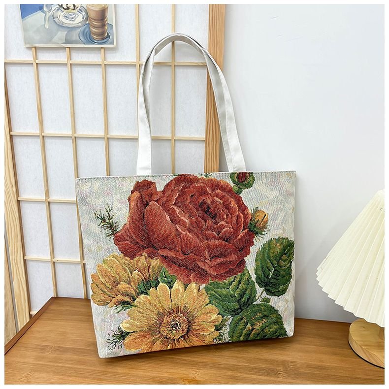 Fashion Cartoon Canvas Tote Bag