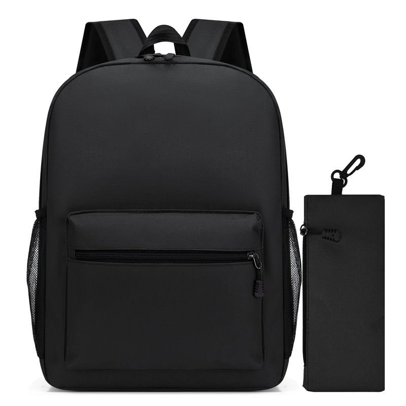 Simple Solid Color Large Capacity Backpack