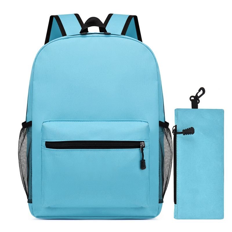 Simple Solid Color Large Capacity Backpack