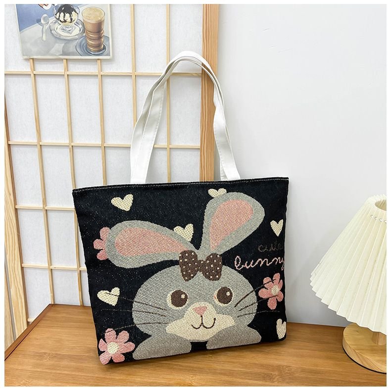 Fashion Cartoon Canvas Tote Bag