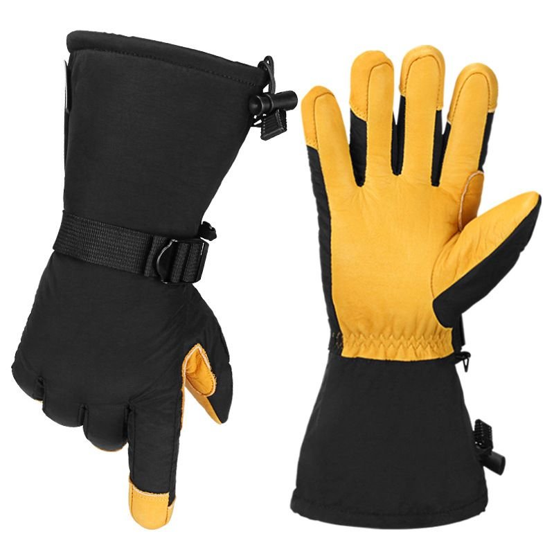 Outdoor Neutral Thickened Warm Windproof Ski Gloves