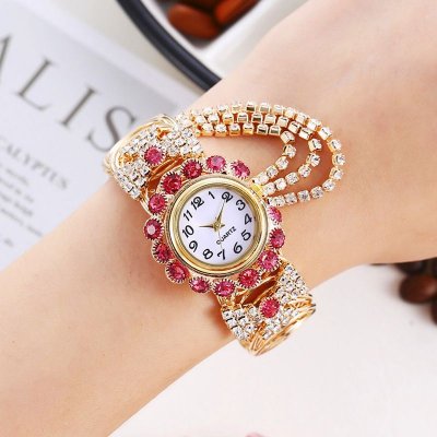 Fashion Women Rhinestone Bracelet Watch