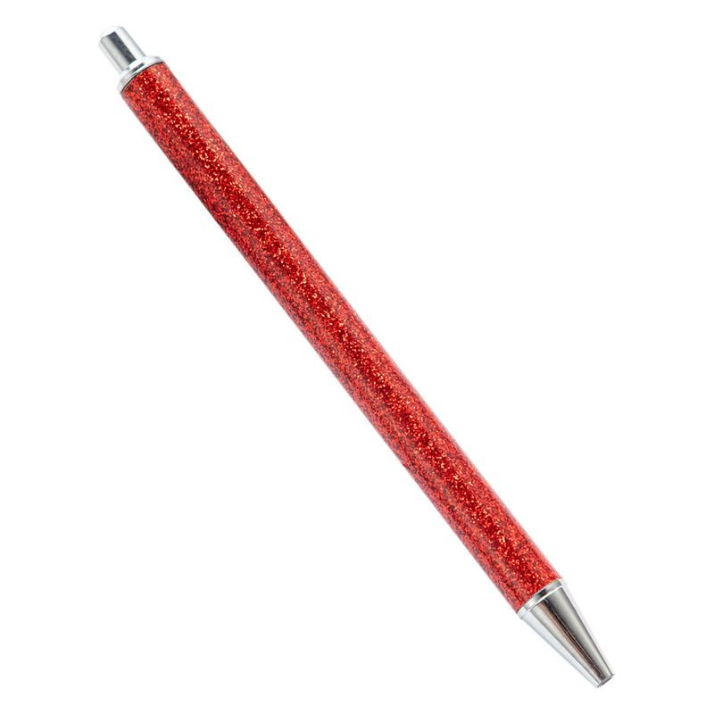 Press The Multicolor Metal Glitter Ball Point Pen