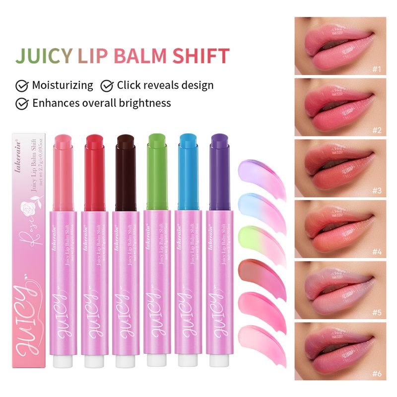 Lakerain Women Long-Lasting Moisturizing And Translucent Color Changing Lip Balm