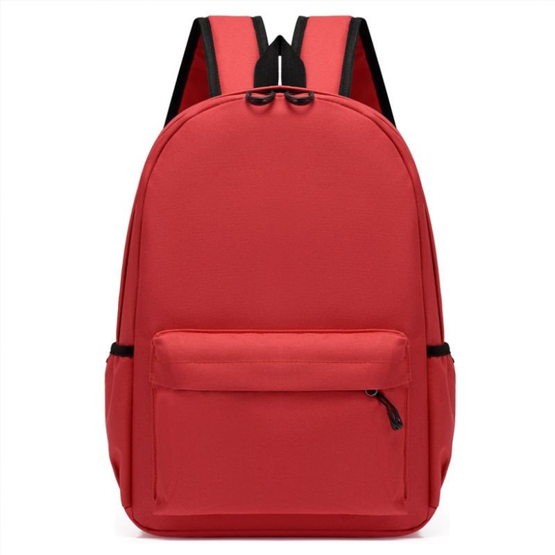 Simple Large Capacity Solid Color Oxford Cloth Backpack