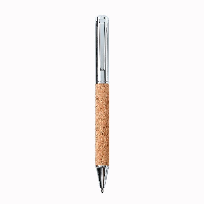 Simple Cork Metal Ballpoint Pen Office Stationery