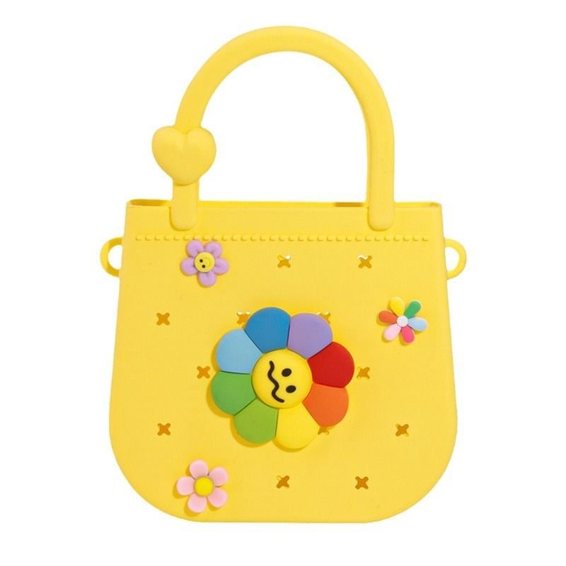 Cartoon Cute Portable Mini DIY Hole Handbag