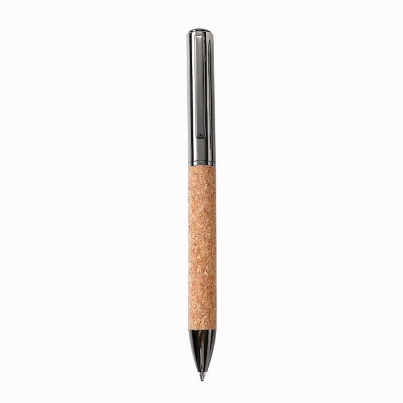 Simple Cork Metal Ballpoint Pen Office Stationery