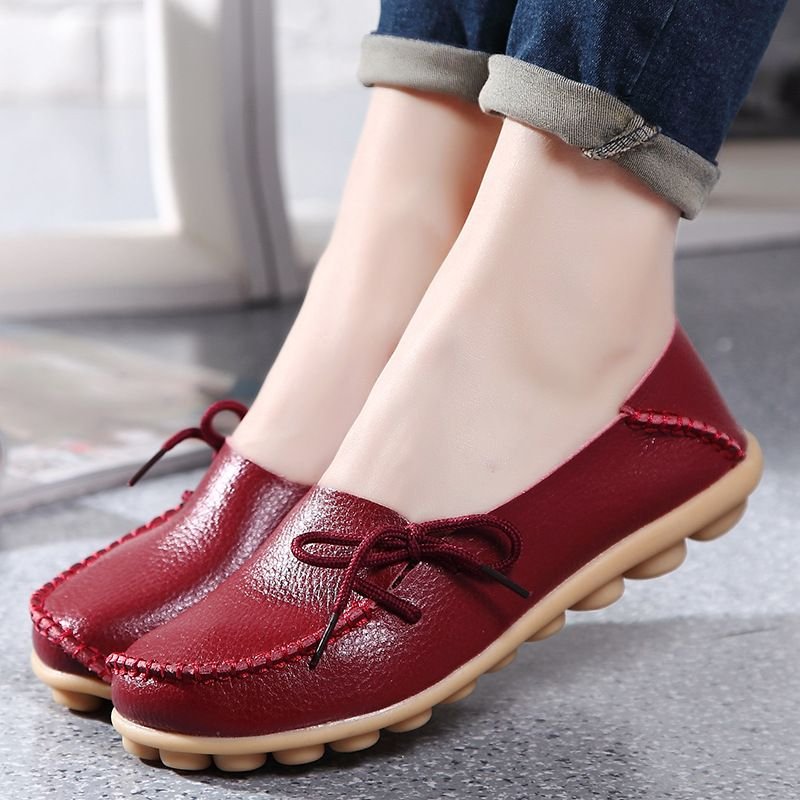 Size:4.5-12 Women Leisure Round Head Flats Shoes