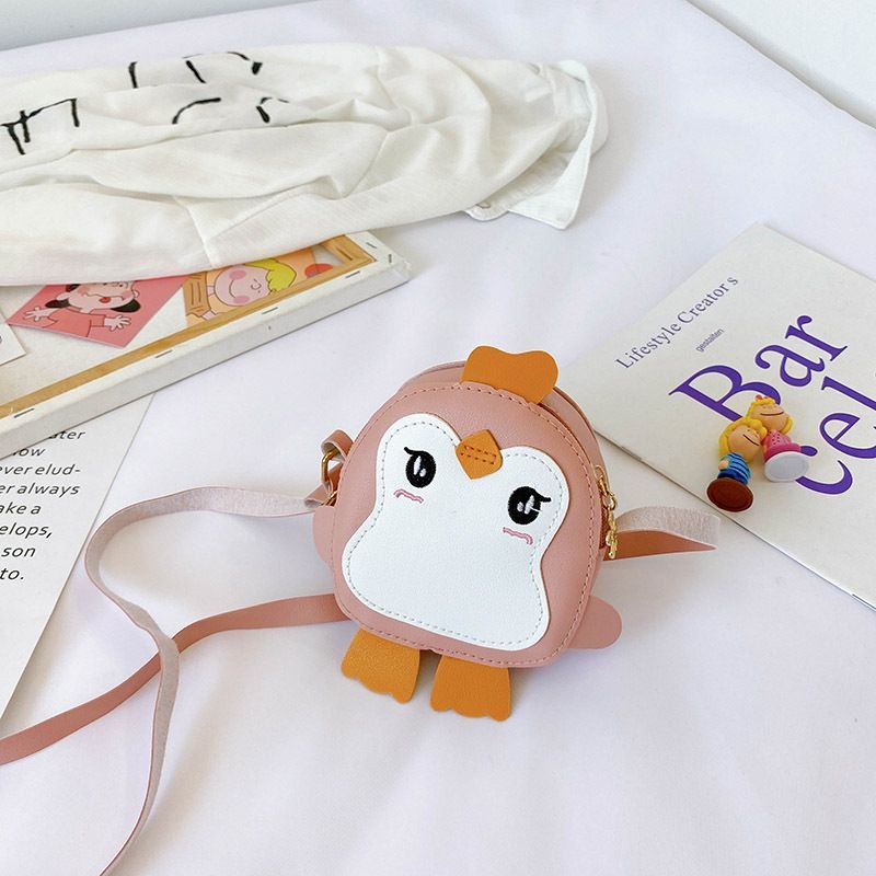 Kids Unisex Casual Cute Cartoon Penguin Mini Crossbody Bag