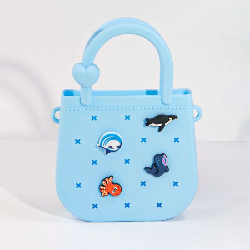 Cartoon Cute Portable Mini DIY Hole Handbag