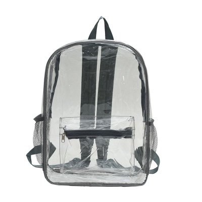 Simple Casual Large Capacity Clear Jelly Backpack