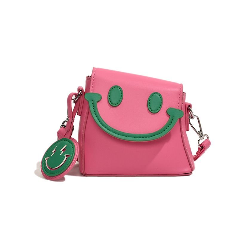 Kids Girls Fashion Casual Smiley Crossbody Bag